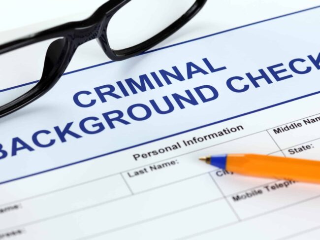 Criminal,Background,Check,Application,Form,With,Glasses,And,Ballpoint,Pen.